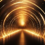 Fototapeta Przestrzenne - light tunnel technology design  digital
