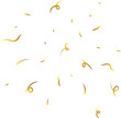 Gold confetti party paper celebration decoration