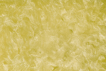 Wall Mural - Texture of golden decorative plaster or concrete. Abstract gold grunge background.