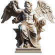 statue of god with wings