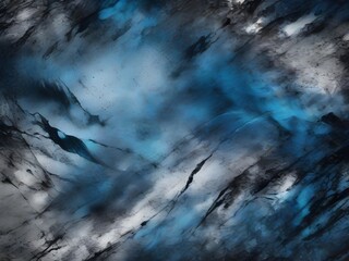 Wall Mural - dynamic abstract marble waves background luxury grey, blue and black gradient colors, for web design