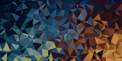 Wall Mural - low poly abstract geometric background