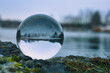 Lensball - Natur - Kristallkugel - Transparenz - Zerbrechlich - Ecology - Crystal Glass Sphere - Bioeconomy - Creative - Reflection - Crystal Ball  -High quality photo 