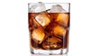 © Roman - Glass of coke isolated. Generative AI