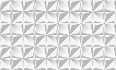 Wall Mural - Realistic Polygonal white background vector design. EPS 10