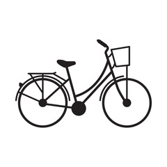 Poster - city bike icon vector