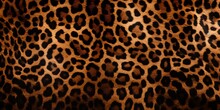 Background Of Faux Leopard Print Fur Texture