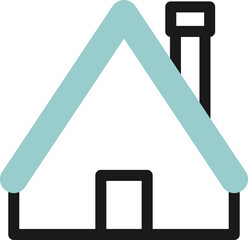 Poster - Lodge line icon