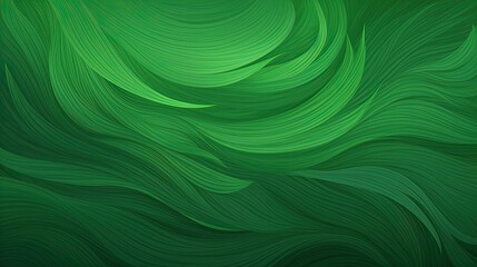 Wall Mural - The texture of the wall is in green tones. Abstract grass-colored background. Wave shape, fabrics, flowing material.