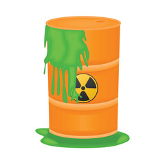 radioactive waste illustration
