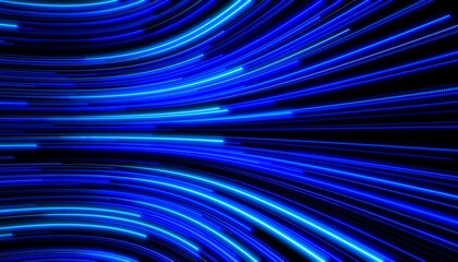 Wall Mural - abstract technology background made of lines and grid