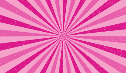 Wall Mural - Sun ray groovy. Sun rays background. Radial burst. Sunburst pattern. Beams line. Radiate sunlight. Comic effect texture. Retro pop art stripe. Starburst vintage. Round line. Vector illustration