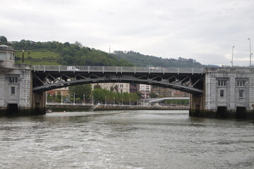 Poster - Bridge over the river of Bilbao