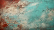 Abstract soft blue texture pattern with red rush, wall concrete texture pattern background,