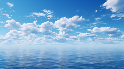 Naklejka na meble Pictures of blue sea under beautiful sky
