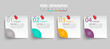 Business data visualization timeline infographic icons