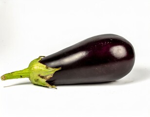 Isolated eggplant with white background