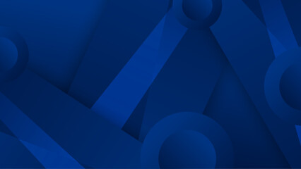 Poster - Blue background abstract art vector with shapes. Suit for business, corporate, banner, brochure, poster, cover and presentation background