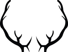 Deer antlers silhouette Instant Download. Reindeer Antlers SVG, EPS, PNG, jpg, dxf Digital File Download