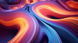 3d art with curve shape abstract background