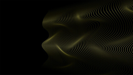 Fototapete - Luxury background, curved shapes, lines, lights and shadows.