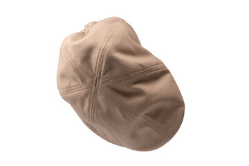 Ascot cap isolated on a white background.