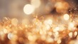© Being Imaginative - Blurred bokeh golden banner backdrop. empty space for text or logo - AI Generative