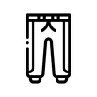 trousers line icon