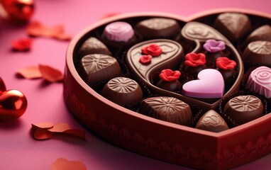 Valentine's Day chocolate box