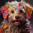 Assorted Dog PNG in Color Splash