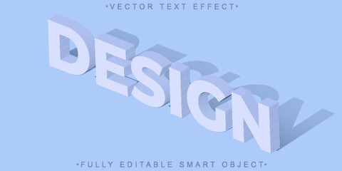 Poster - Modern Design Vector Fully Editable Smart Object Text Effect