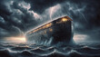 Noah's Ark in the Midst of a Torrential Storm