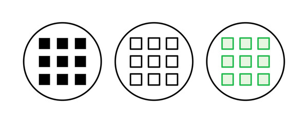 Menu Icon set. web menu icon. hamburger menu symbol