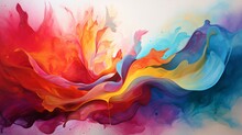Symphony Of Colors As They Merge And Twist, Forming A Vibrant Abstract Background That's Bound To Leave You In Awe.