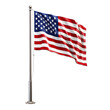 © Ariestia - USA Flag With Pole