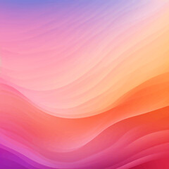 Canvas Print - wavy fluid smooth gradient layout curve futuristic vibrant flow wave effect blurred liquid poster