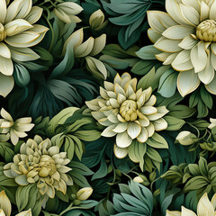 ornamental petal textile gardening print romantic elegant image fabric wallpaper bouquet botanical