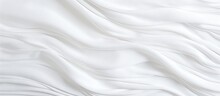 Detailed Texture Of White Fabric