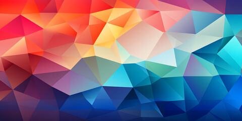 Wall Mural - abstract colourful geometric background