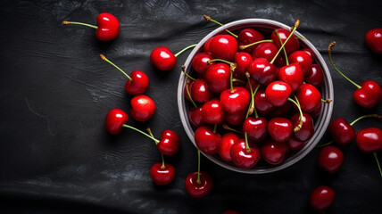 Canvas Print - Cherry fruit.