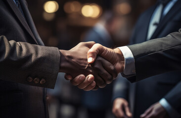 businessmen shaking hands