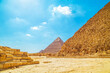Great Egyptian pyramids. The only surviving wonder of the world.