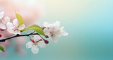 Fototapeta Desenie - A sprig of apple blossom, ai generated.