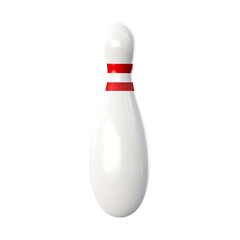 Wall Mural - Bowling pin. Isolated on transparent background.