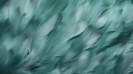 Wall Mural - an elegant, highresolution photo showcasing a background of delicate feathers arranged in a minimali