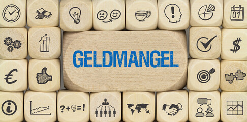 Wall Mural - Geldmangel	