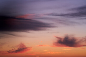 Wall Mural - The cloudscape was so beautiful that it looked like a painting come to life.