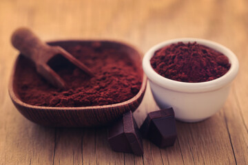 Poster - Cacao Powder with milk chocolat