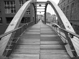 Fototapeta Pomosty - Hamburg Speicherstadt Brücke
