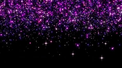 Wall Mural - pink birthday glitter light background video